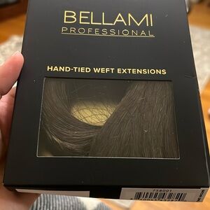 SEALED Handtied 18” Bellami extensions walnut brown